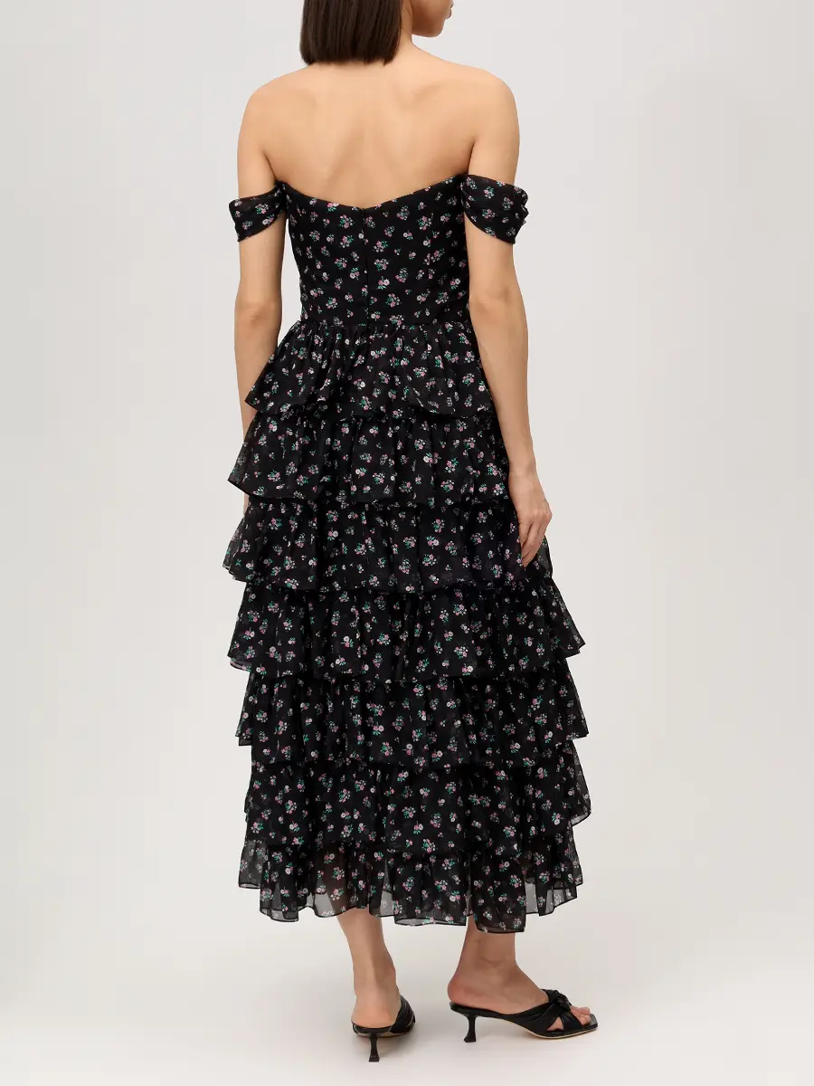 Платье шифоновое