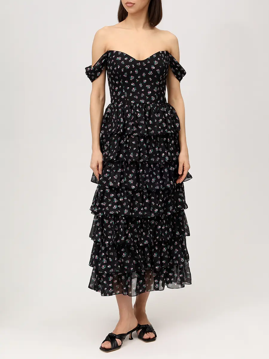 Платье шифоновое