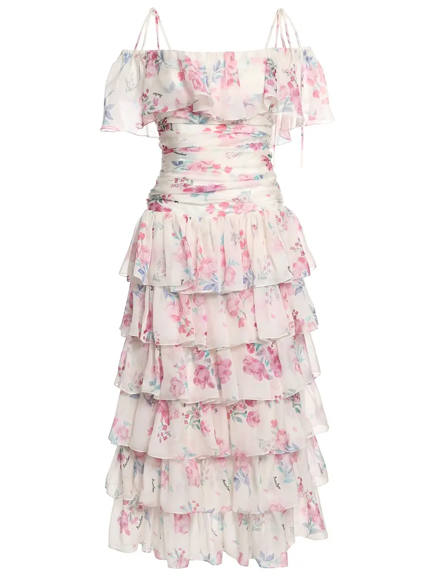 Платье шифоновое