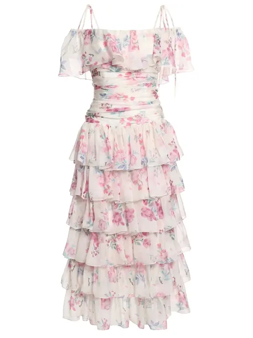 Платье шифоновое ROSES AND LACE