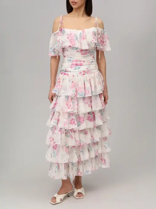 Платье шифоновое ROSES AND LACE