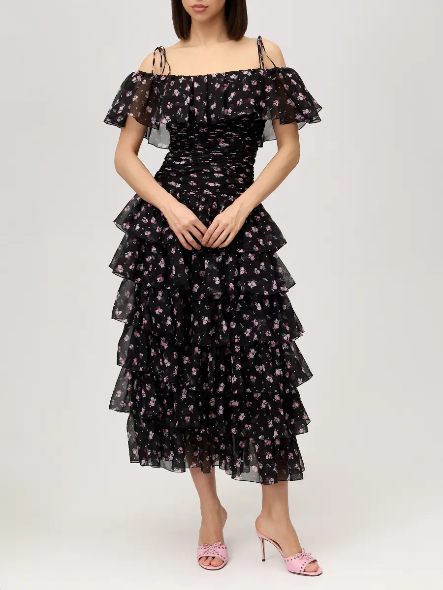 Платье шифоновое