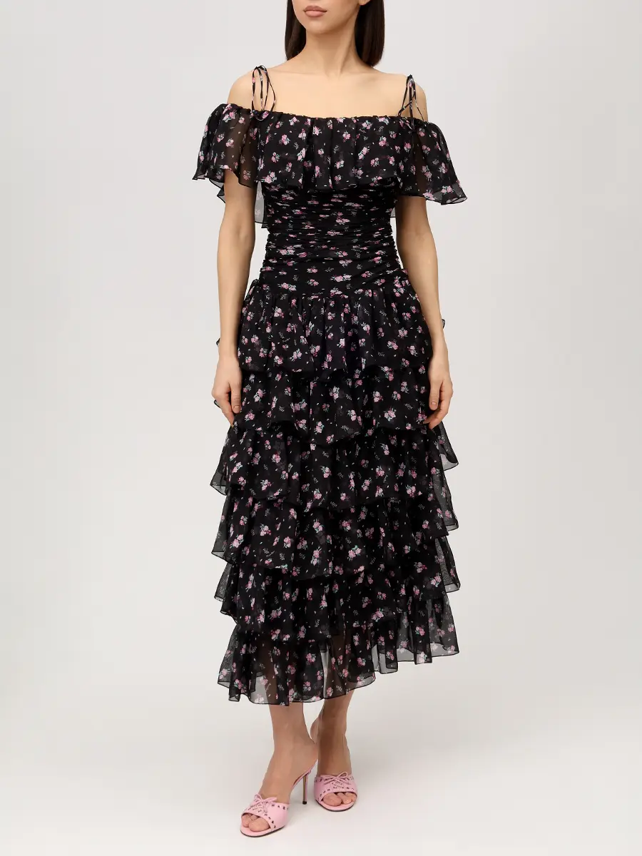 Платье шифоновое