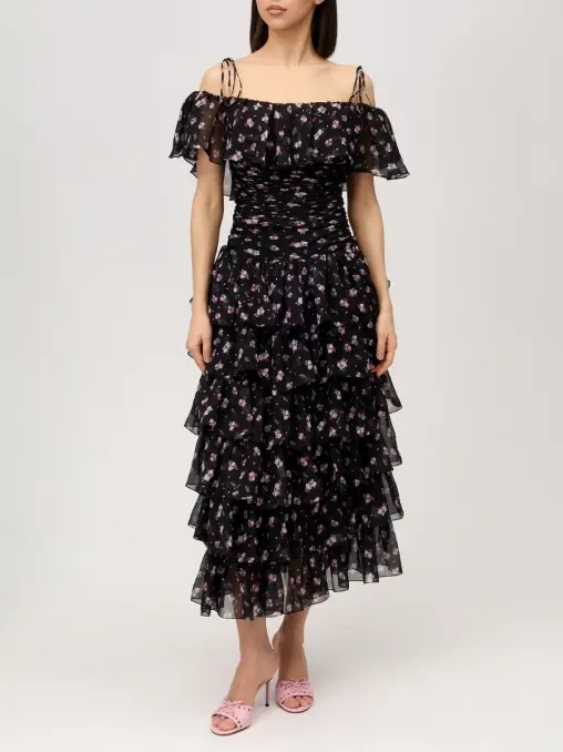 Платье шифоновое ROSES AND LACE