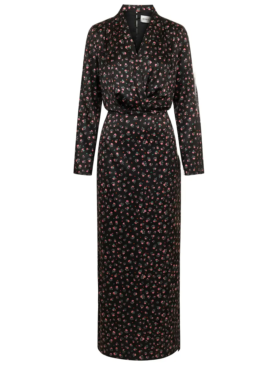 Платье атласное