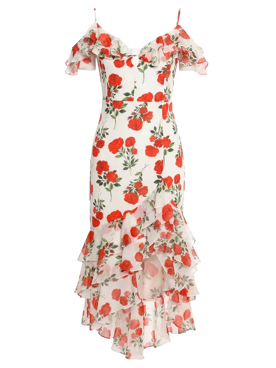 Платье шелковое