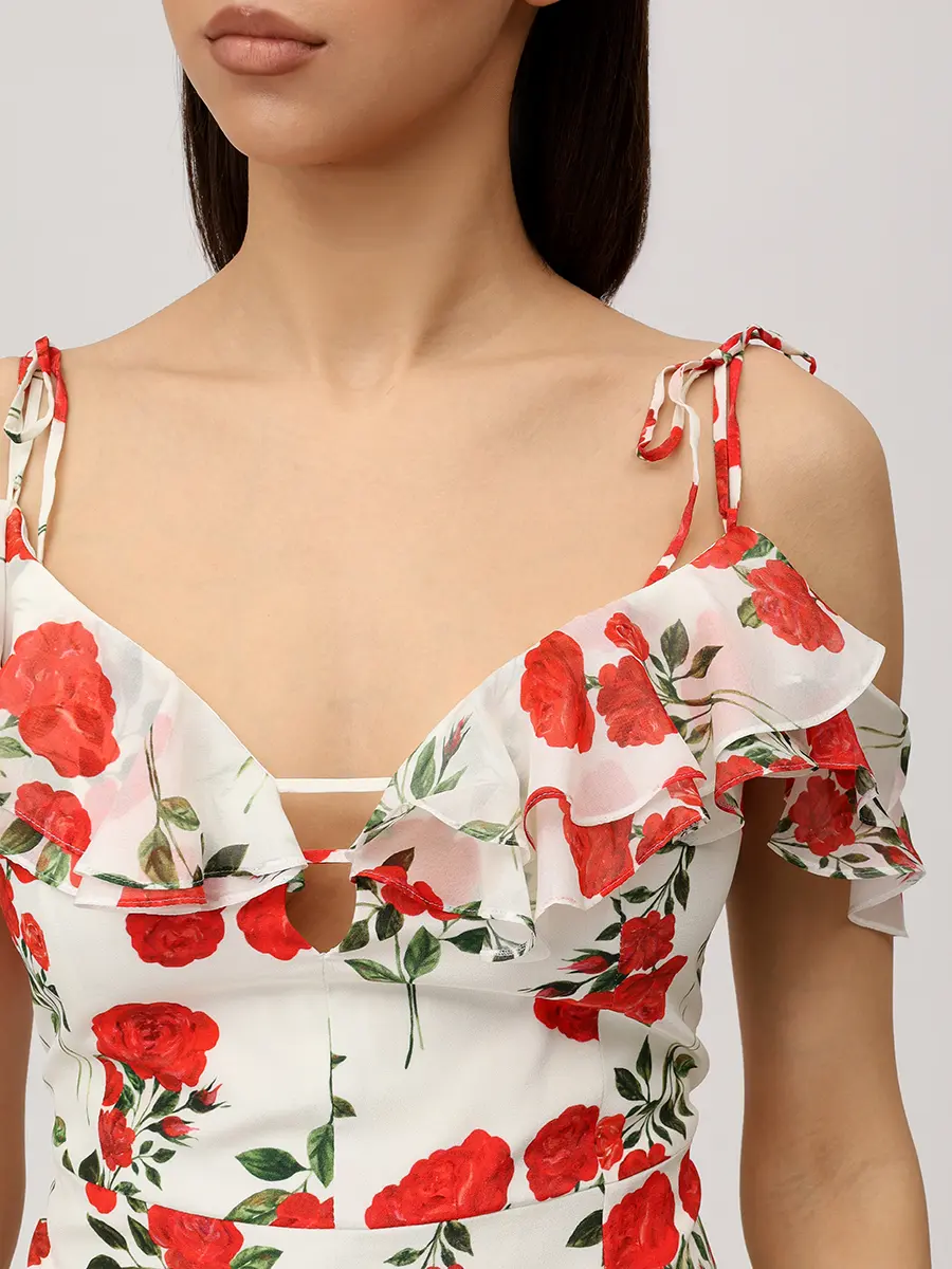 Платье шелковое