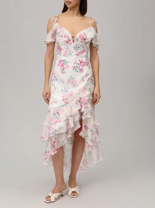 Платье шифоновое ROSES AND LACE