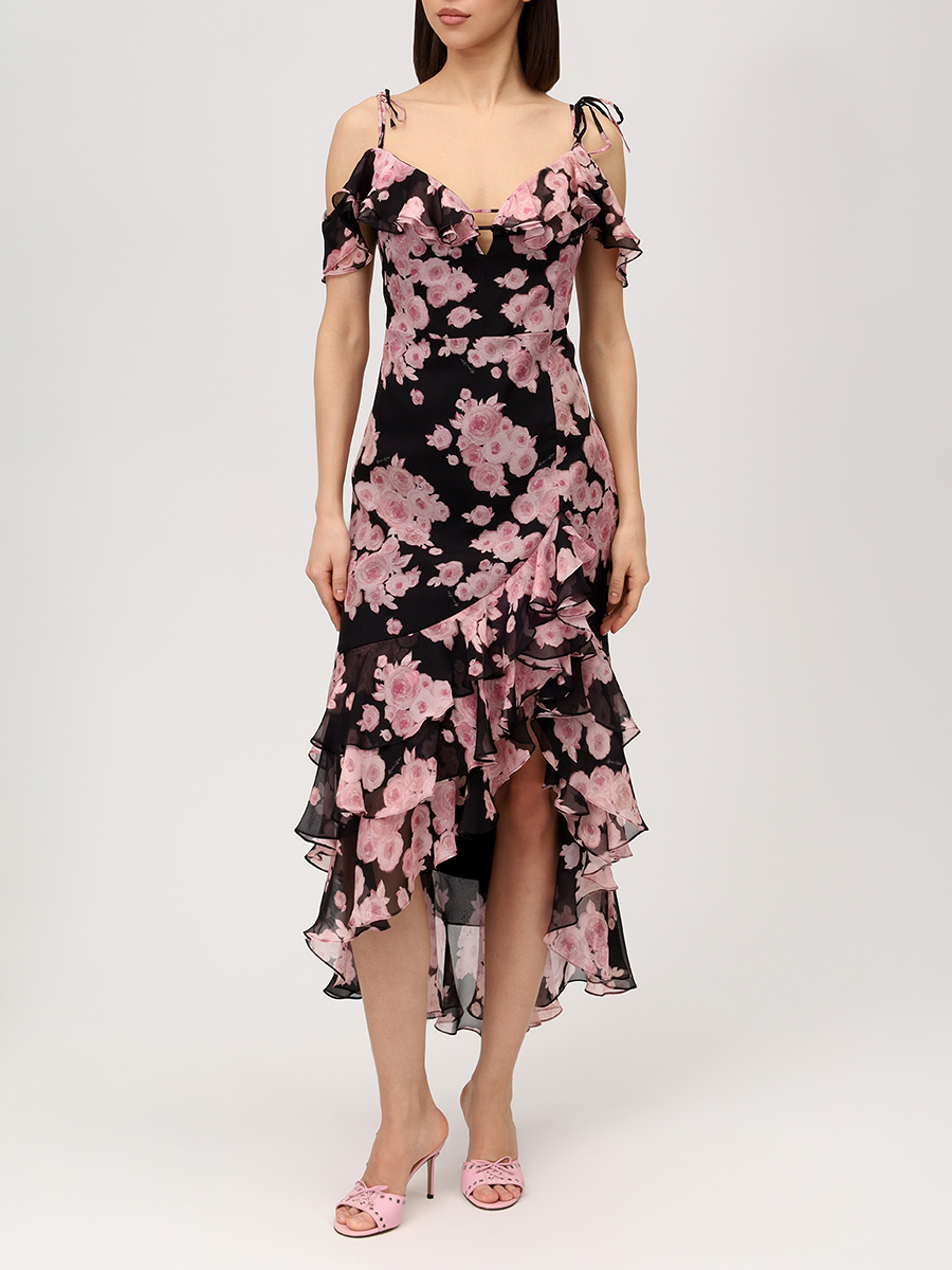 Платье шелковое