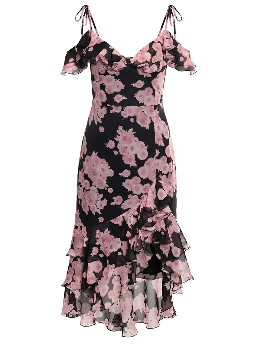 Платье шелковое