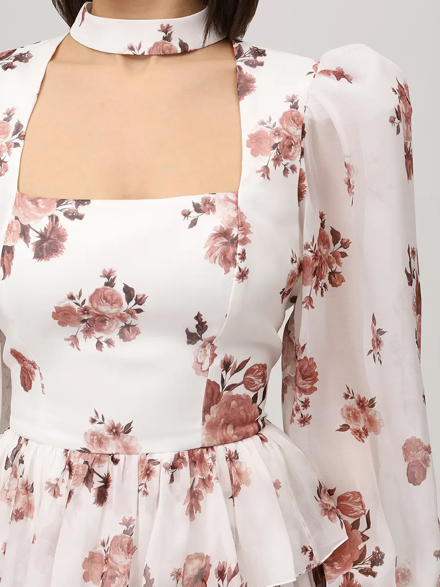 Платье шелковое