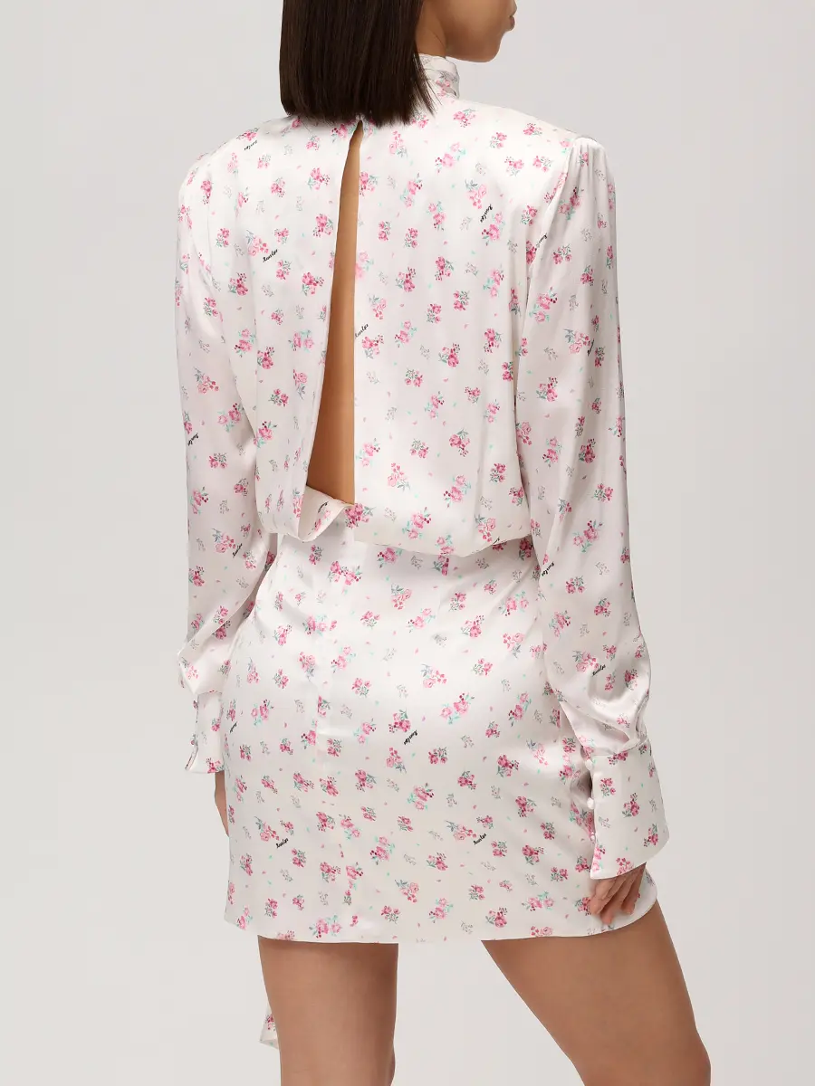 Платье шелковое