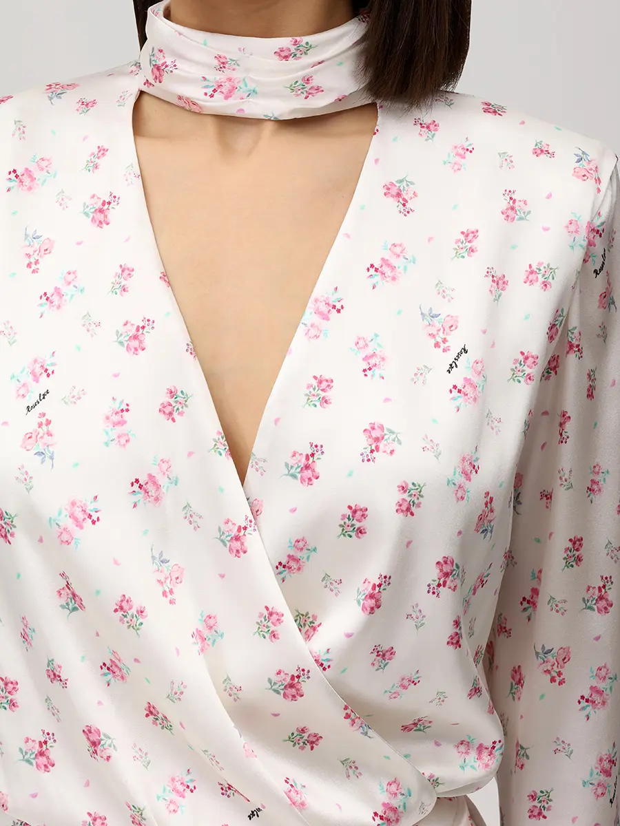 Платье шелковое