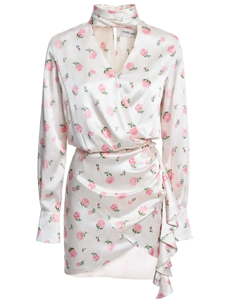 Платье шелковое