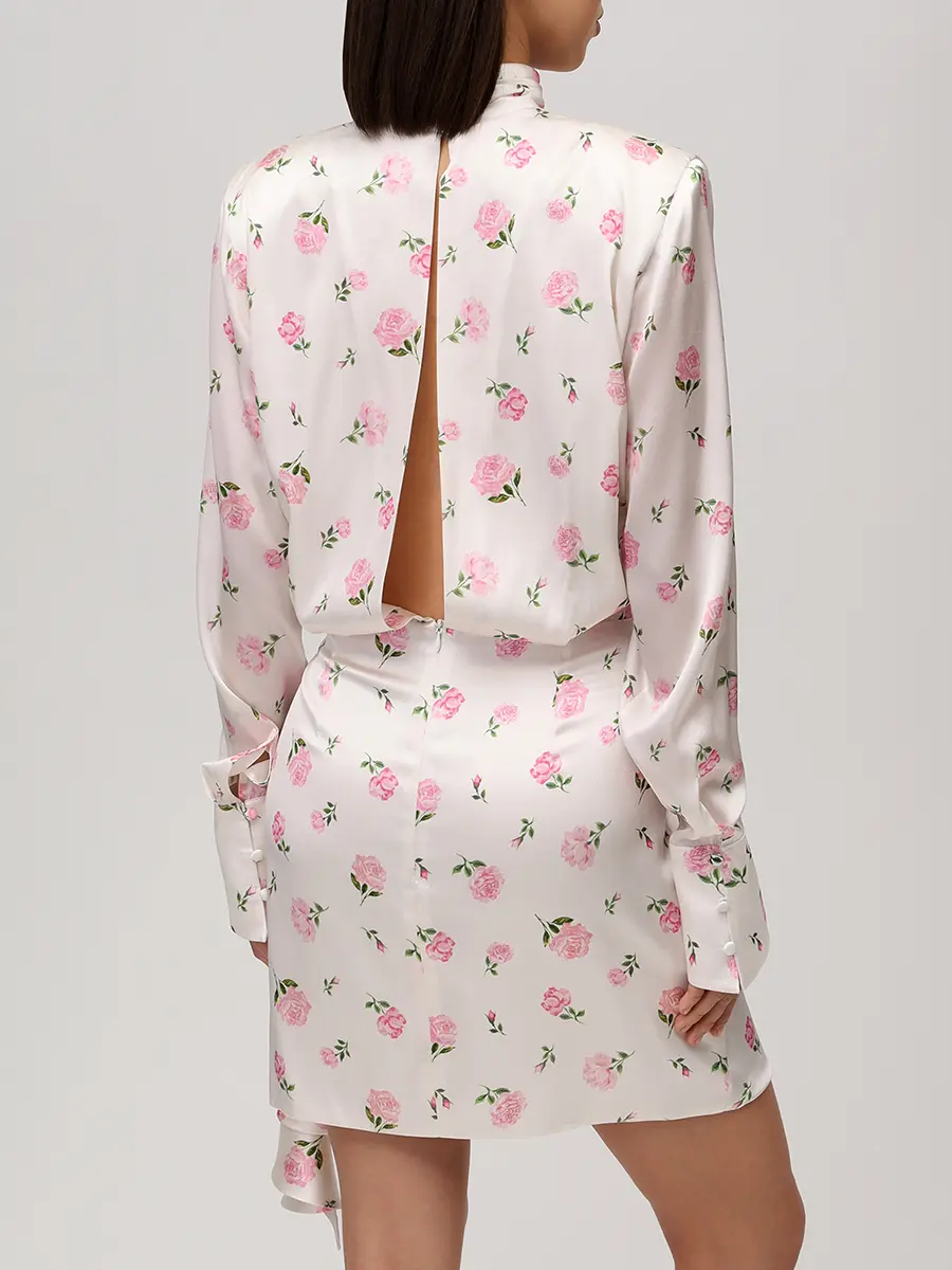 Платье шелковое