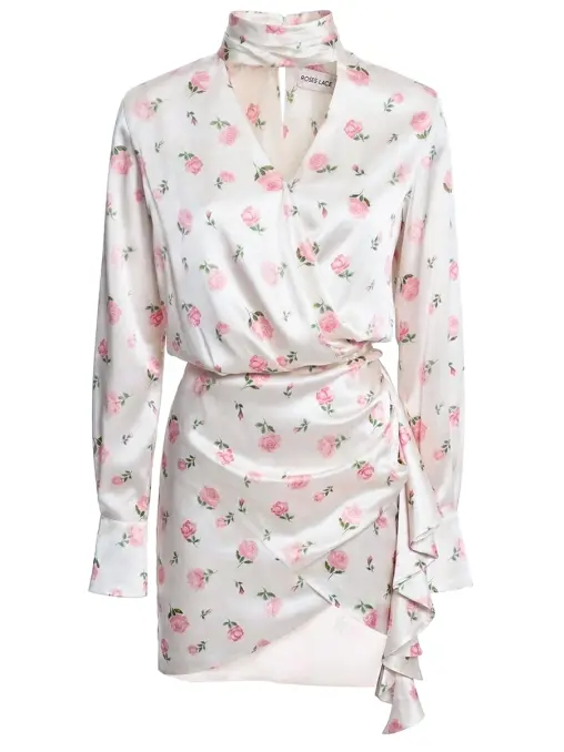 Платье шелковое ROSES AND LACE