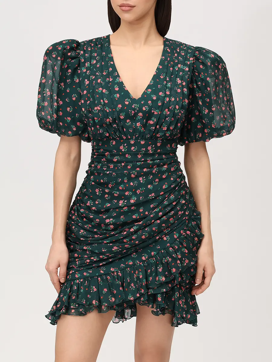 Платье шелковое