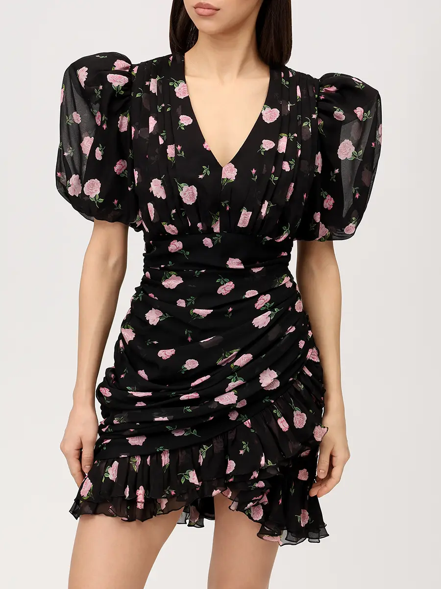 Платье шелковое