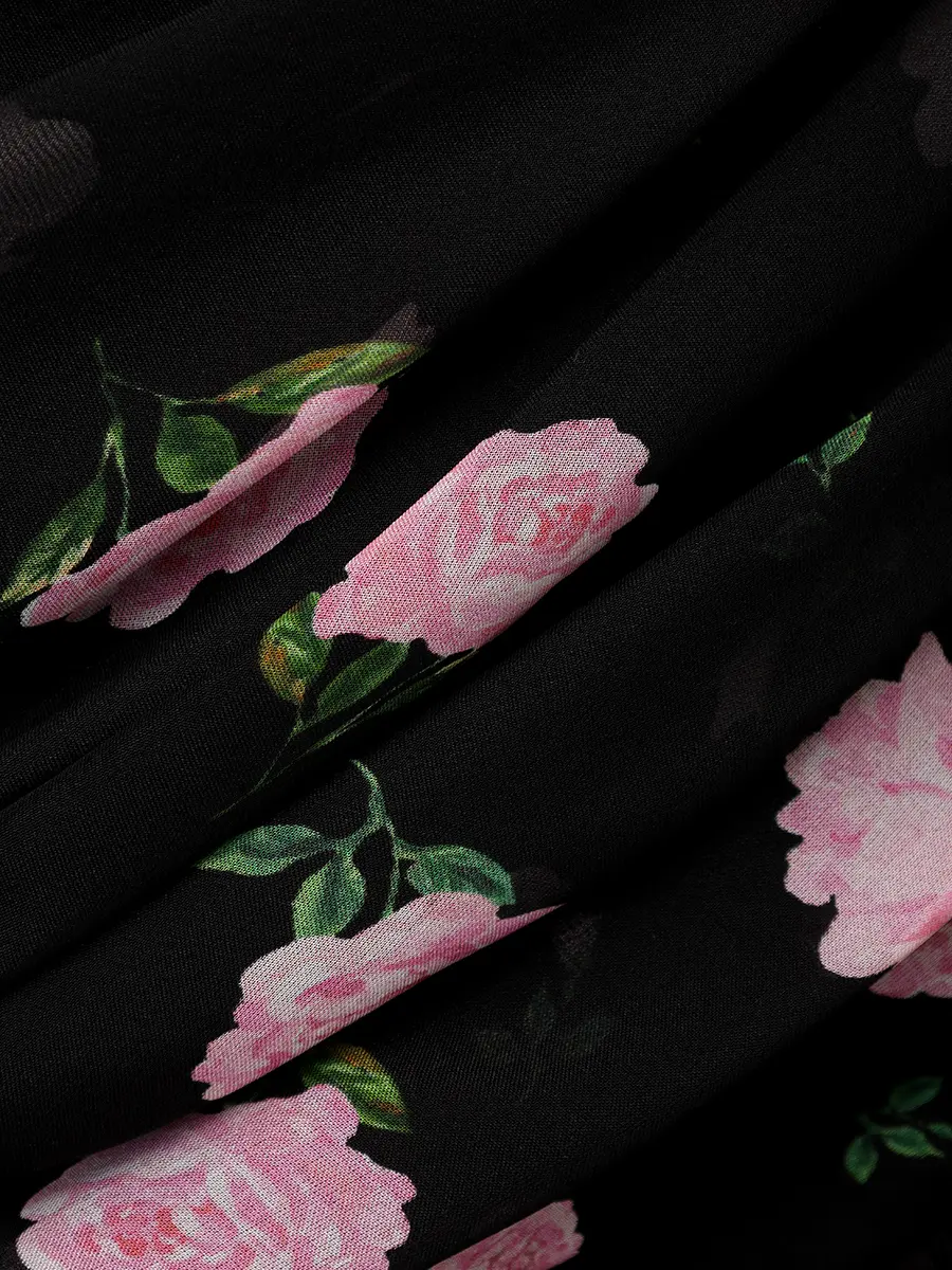 Платье шелковое