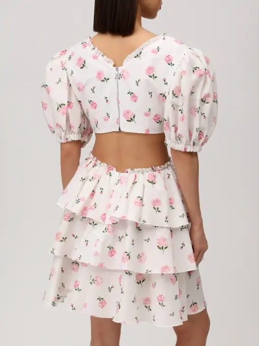 Платье хлопковое ROSES AND LACE