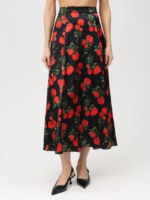 Юбка атласная ROSES AND LACE