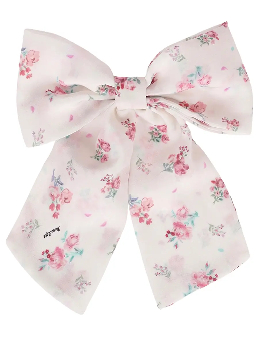 Заколка шелковая