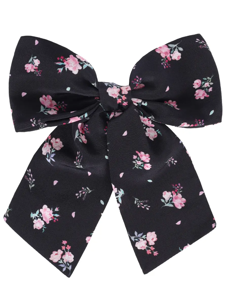 Заколка шелковая