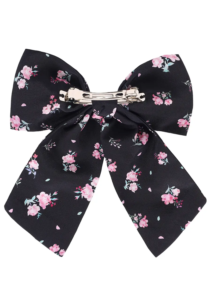 Заколка шелковая