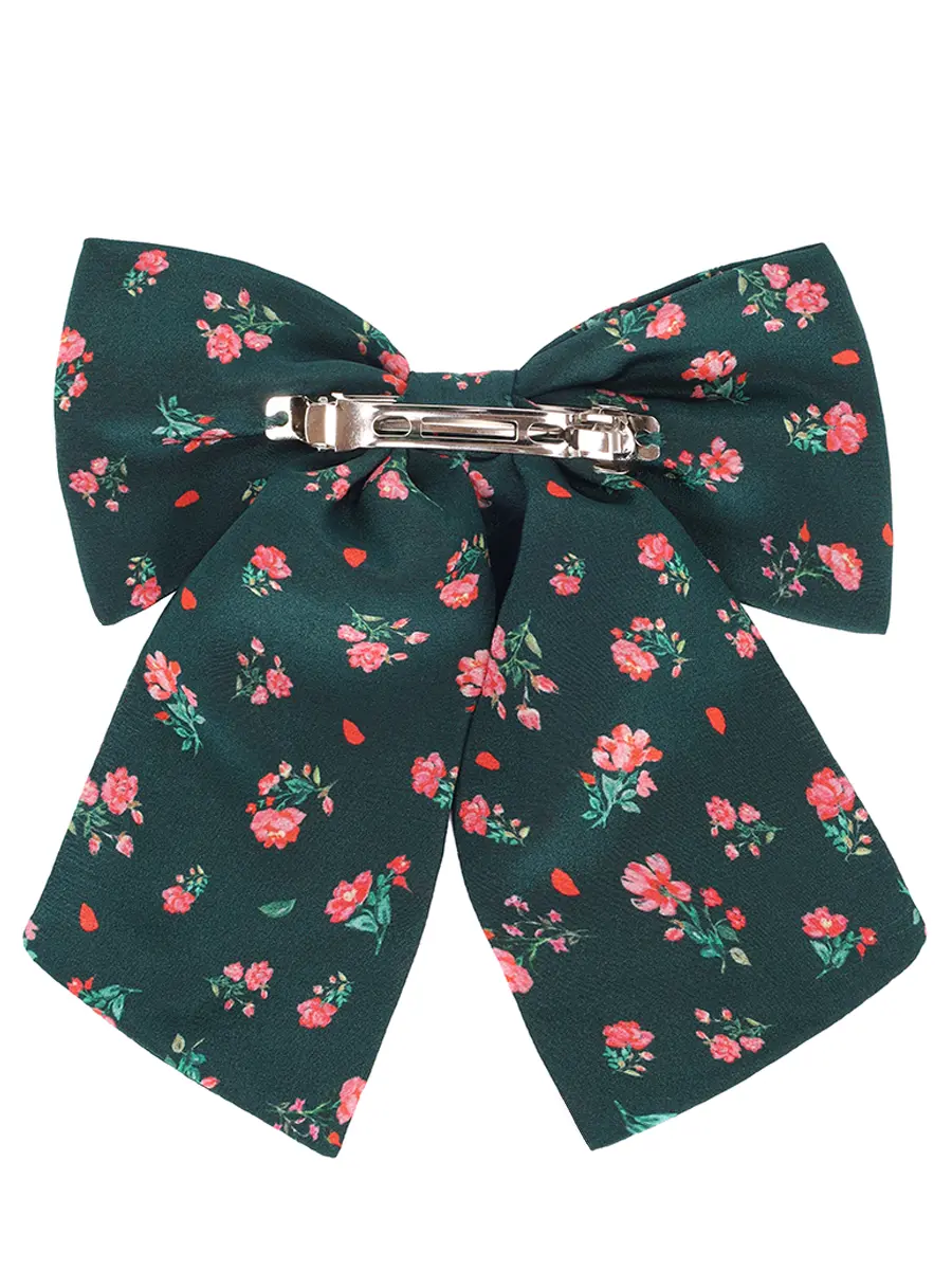 Заколка шелковая