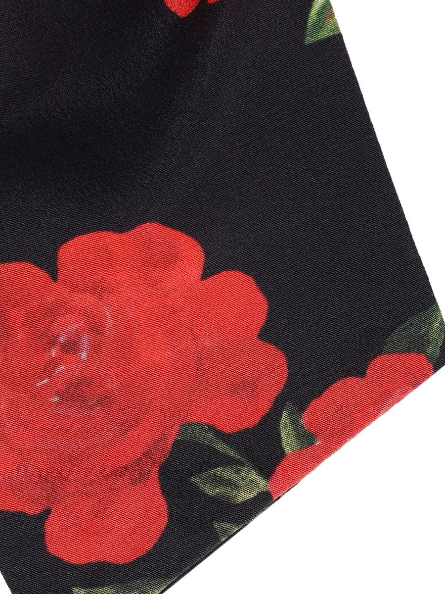 Заколка шелковая