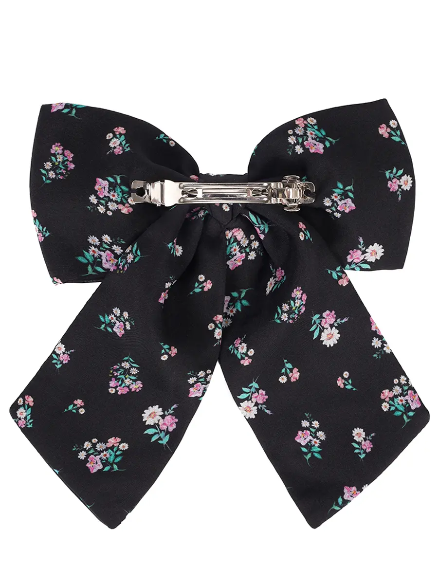 Заколка шелковая