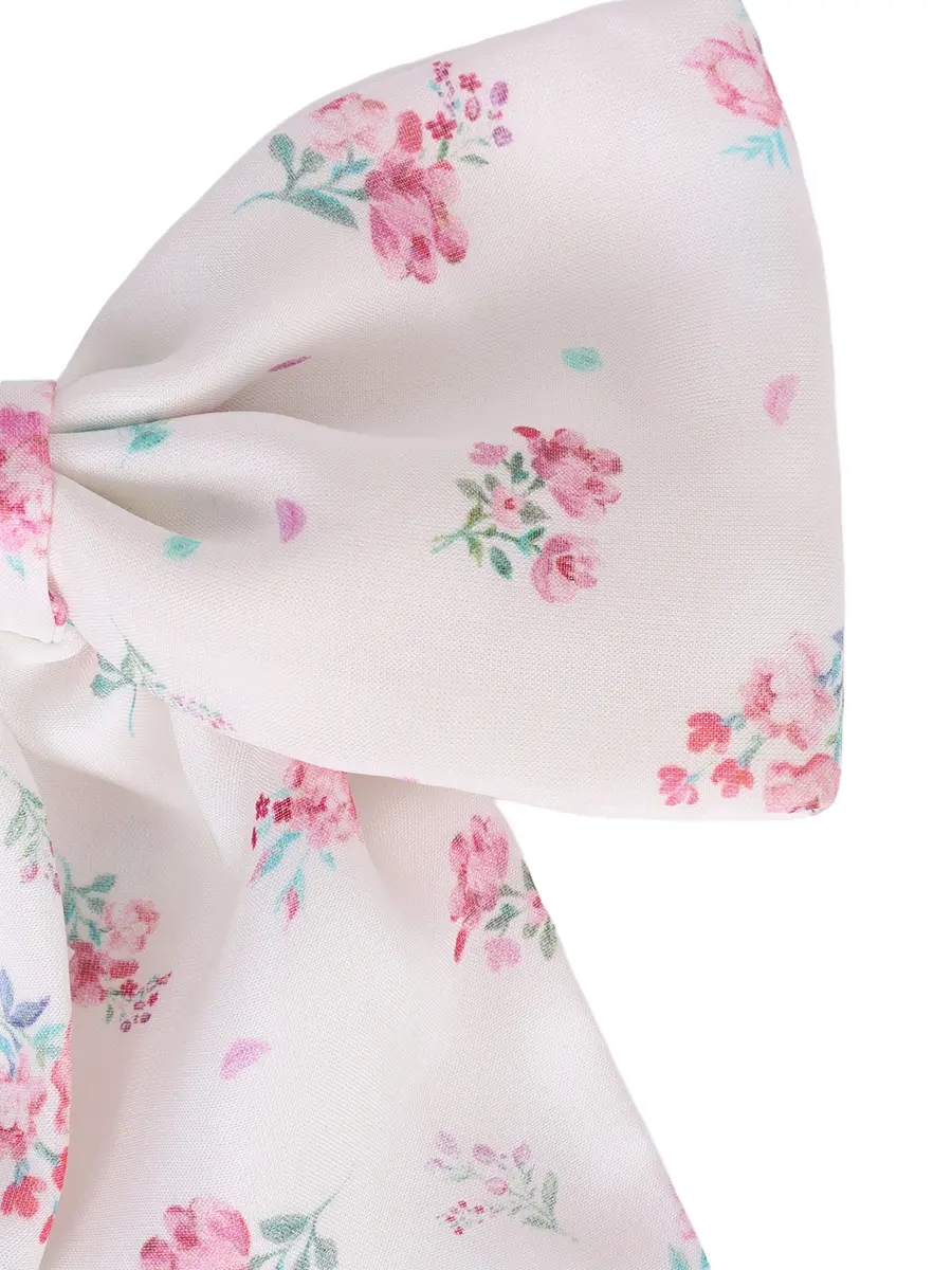 Заколка шелковая