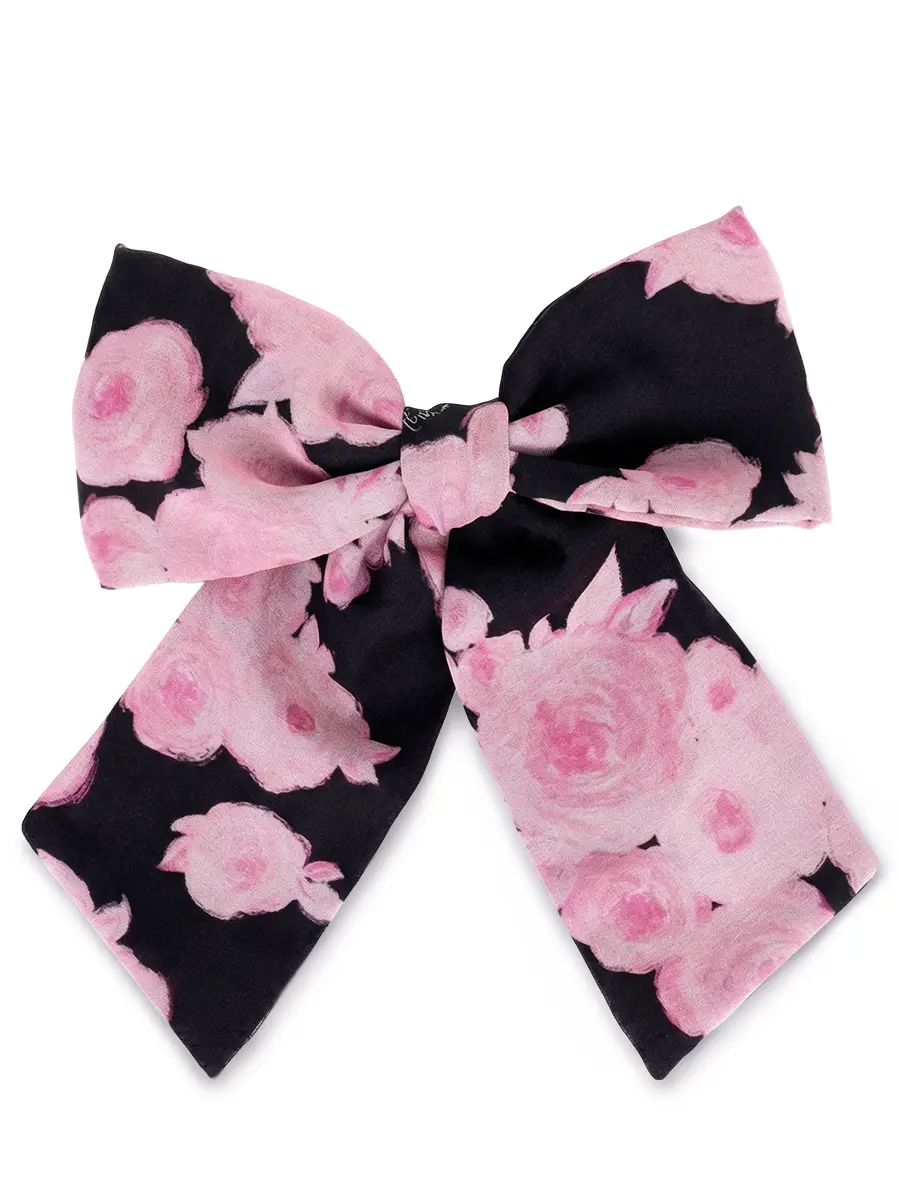 Заколка шелковая