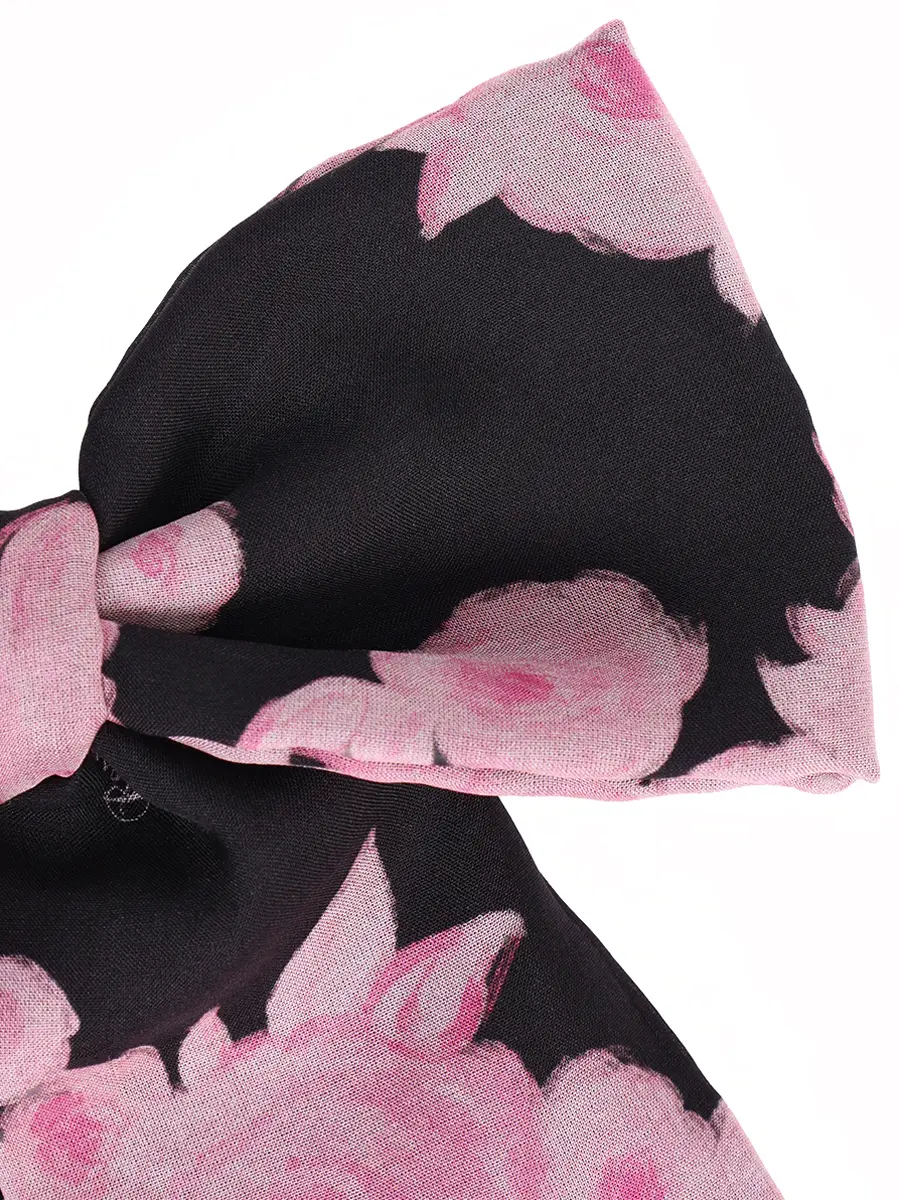 Заколка шелковая