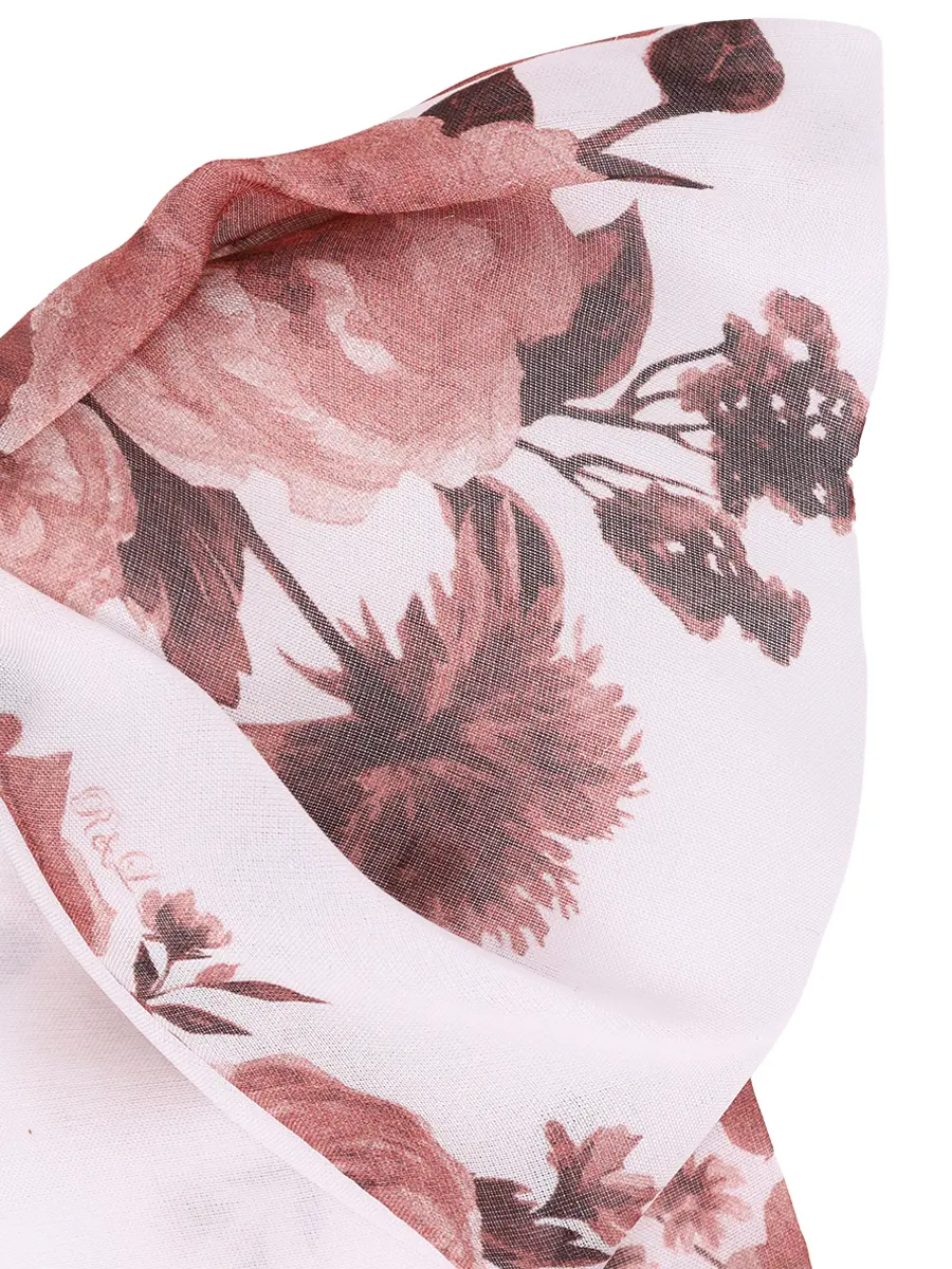 Заколка шелковая