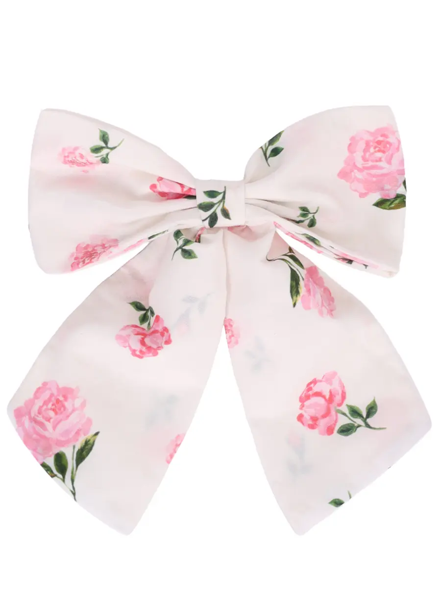 Заколка из хлопка