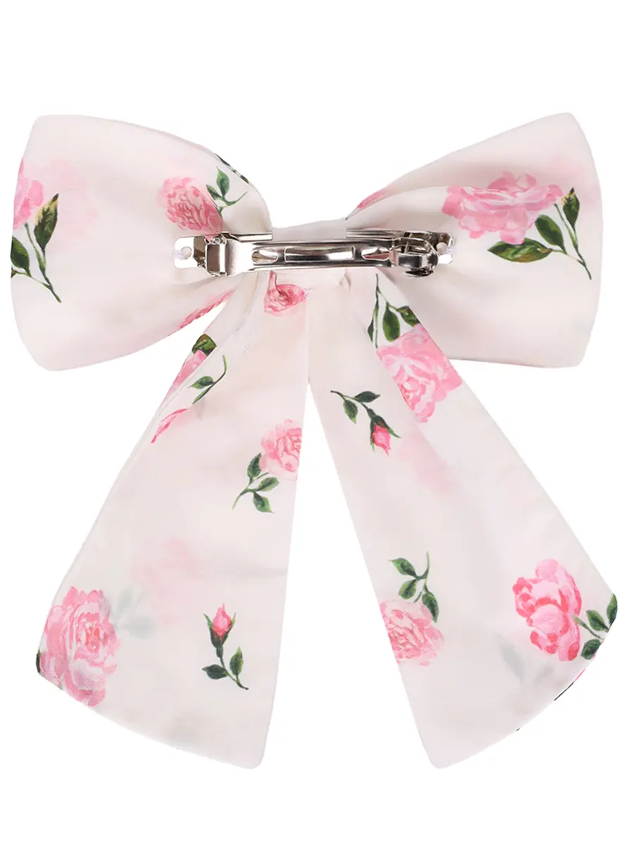 Заколка из хлопка