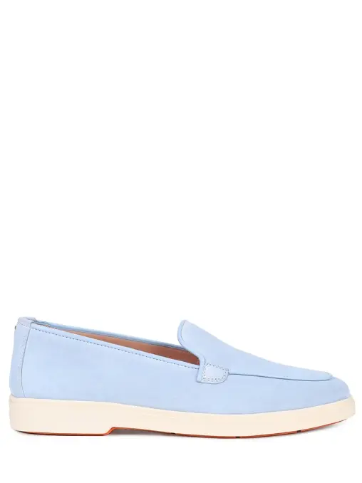 Лоферы замшевые SANTONI