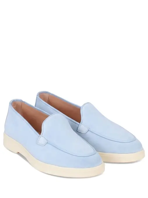 Лоферы замшевые SANTONI