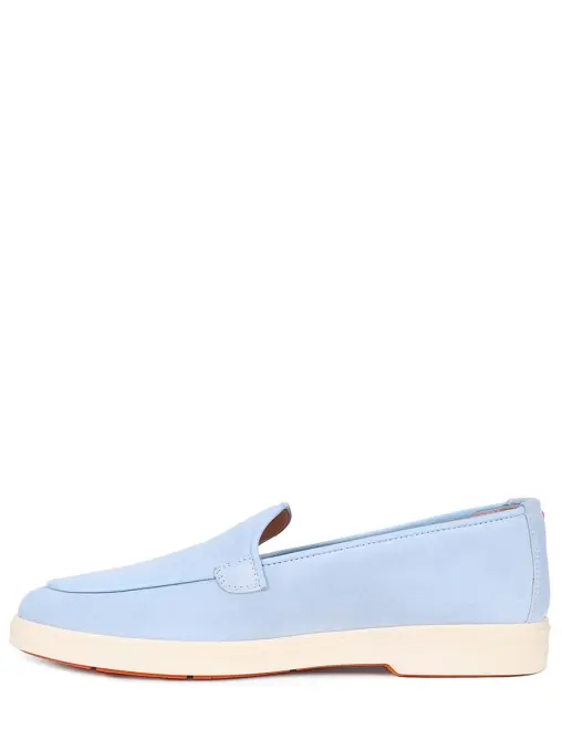 Лоферы замшевые SANTONI