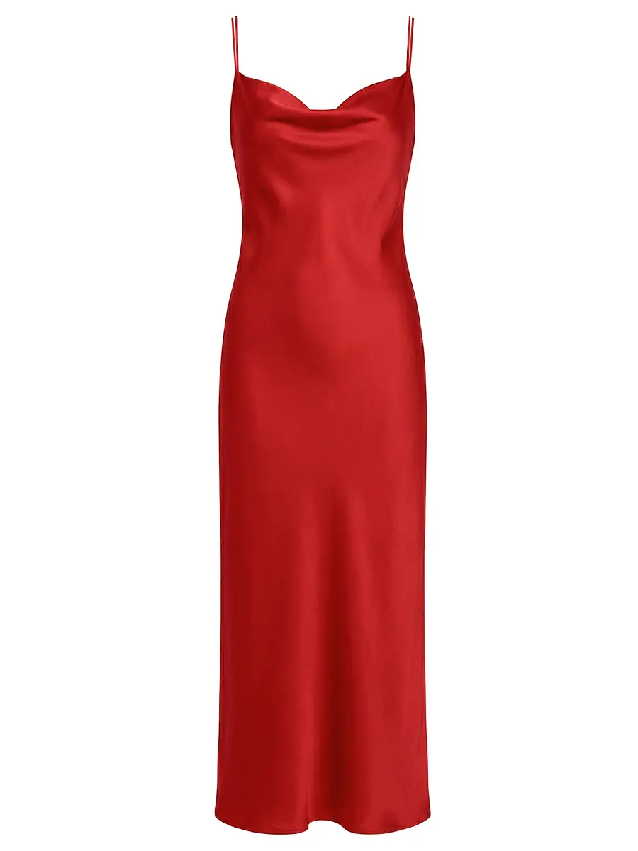 Платье однотонное