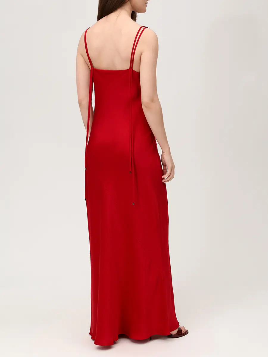 Платье однотонное