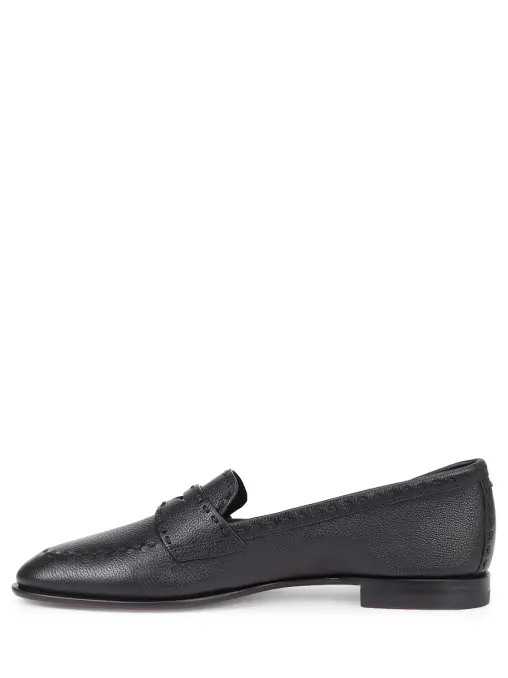 Лоферы кожаные SANTONI
