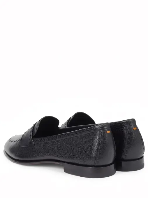 Лоферы кожаные SANTONI