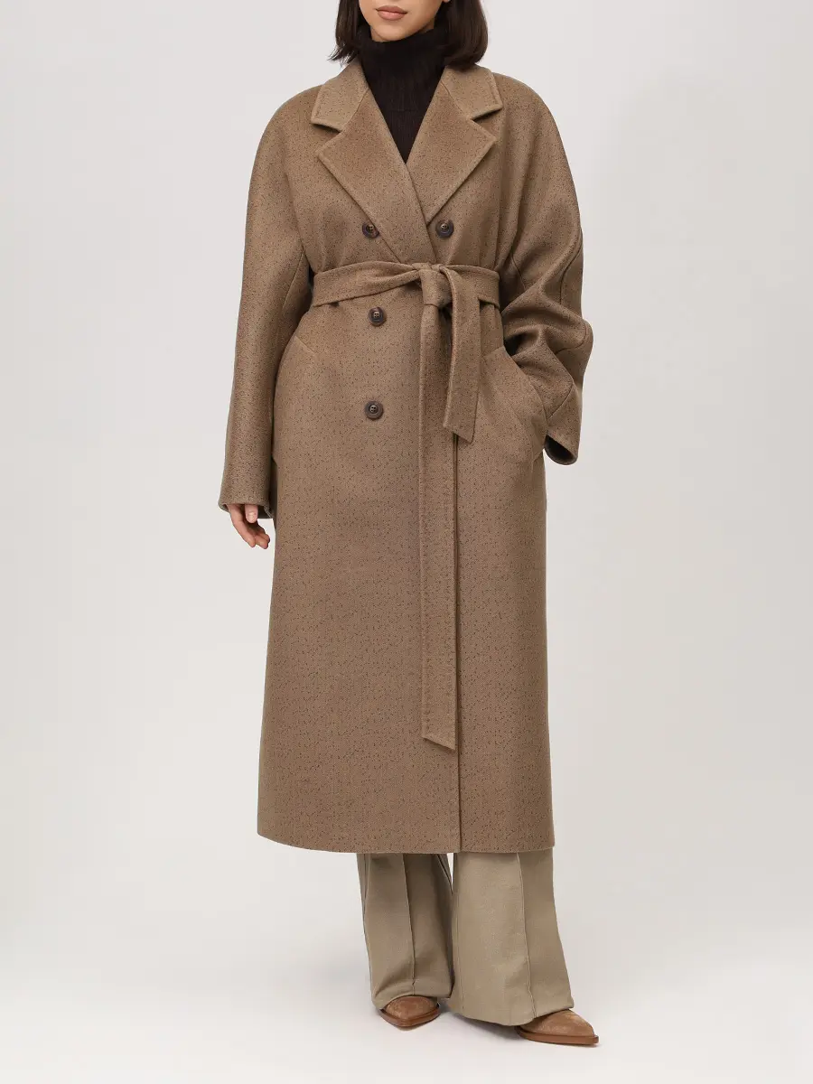 Пальто из кашемира и шерсти