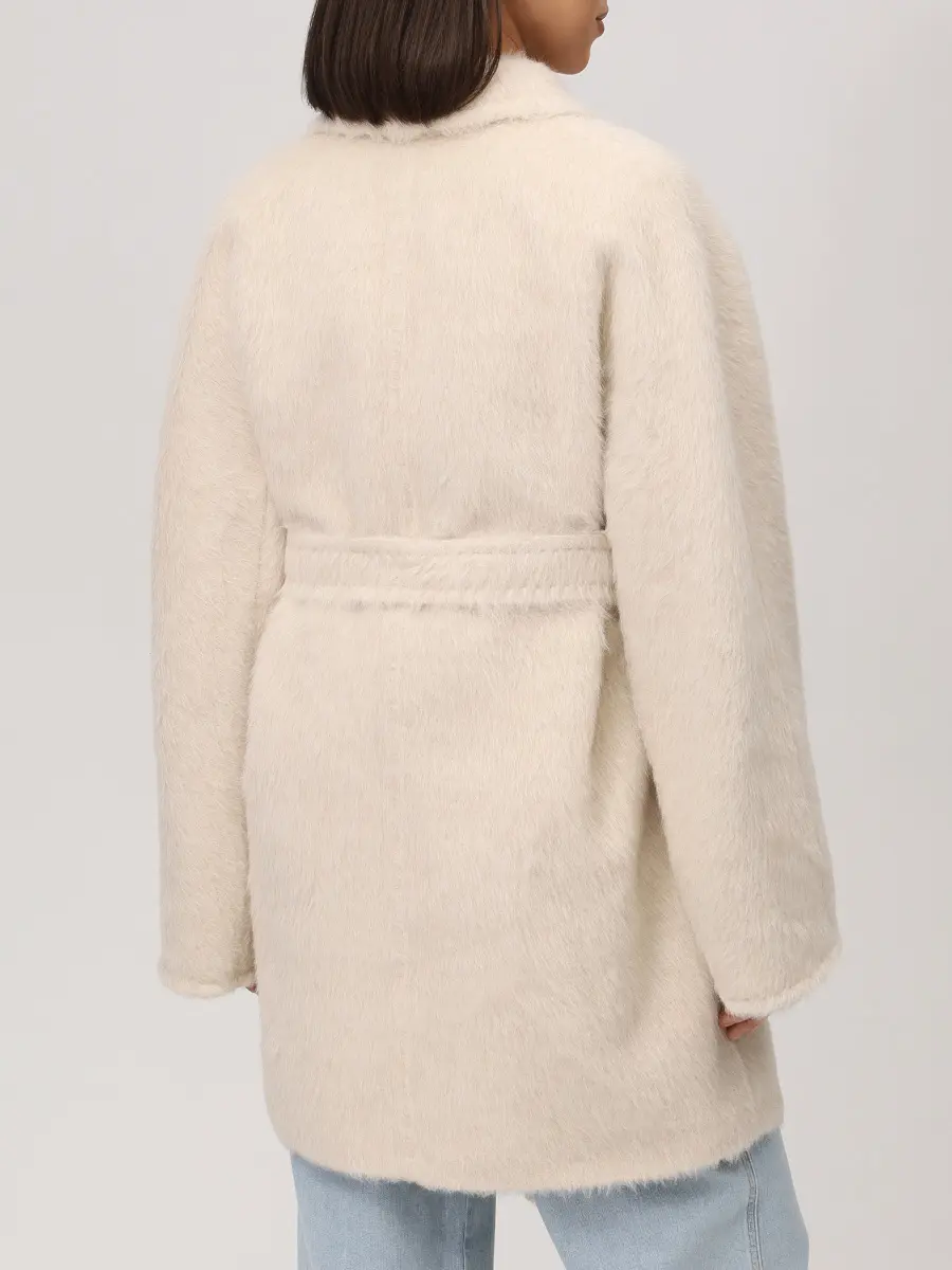 Пальто из сури альпака