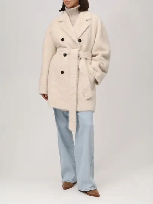 Пальто из сури альпака ELISABETTA