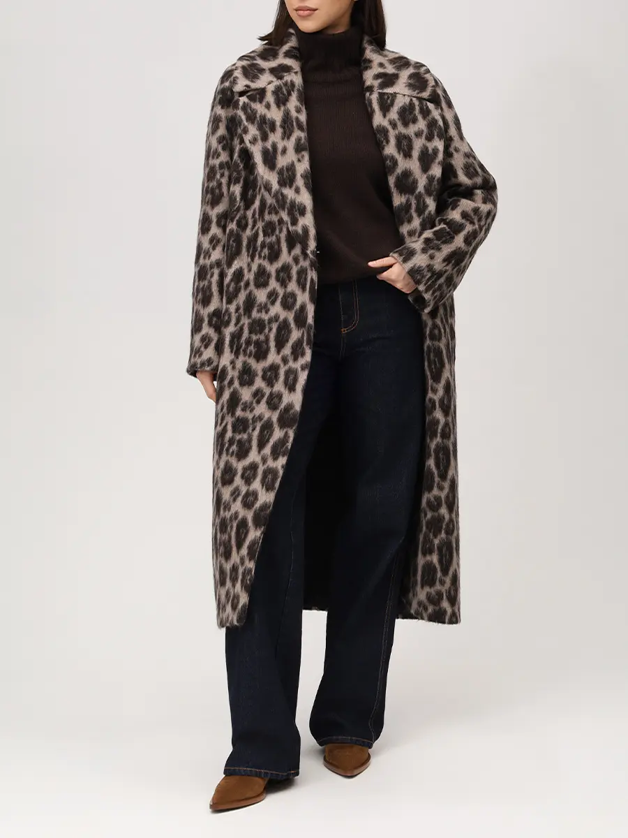 Пальто из сури альпака