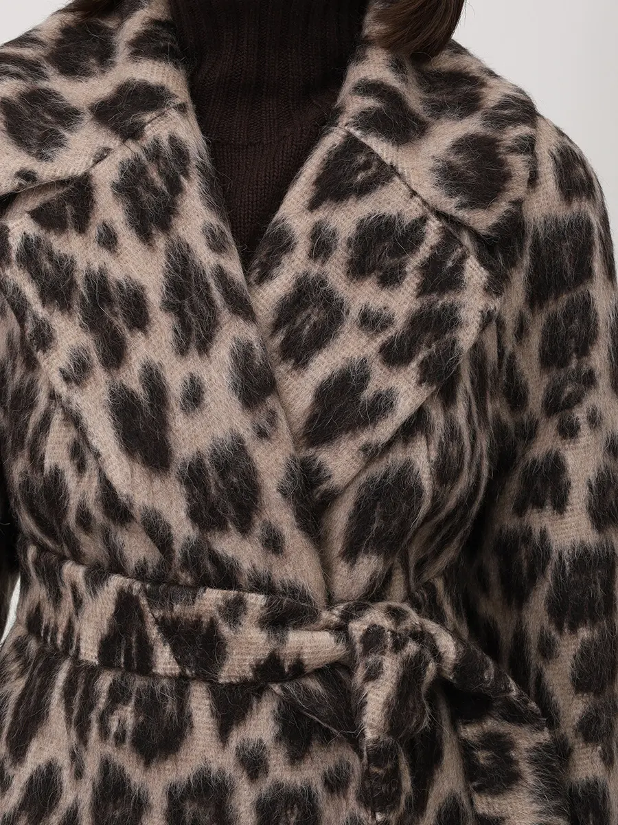 Пальто из сури альпака