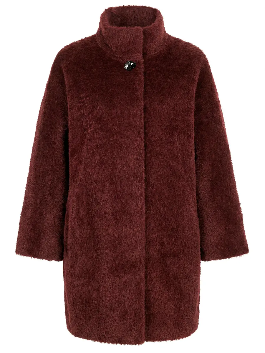 Пальто однотонное